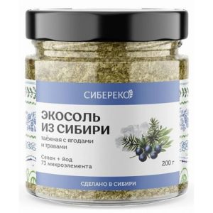 Taiga ecosalt from Siberia with berries and herbs 200 gr