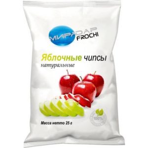Натуральные яблочные чипсы