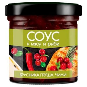 Соус брусничный с грушей и чили