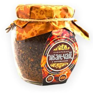 Иван -чай с Шиповником / стекло / Сибирский Иван-Чай